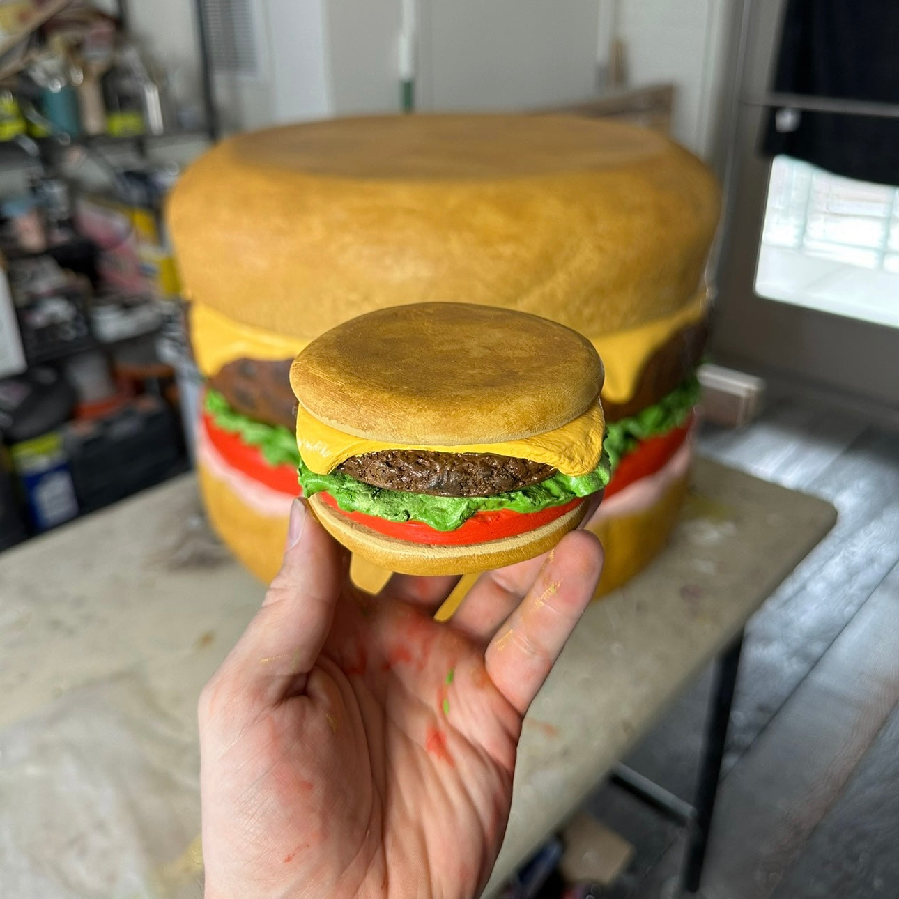 The Cheeseburger Coasters - Set of Four - Pre Order