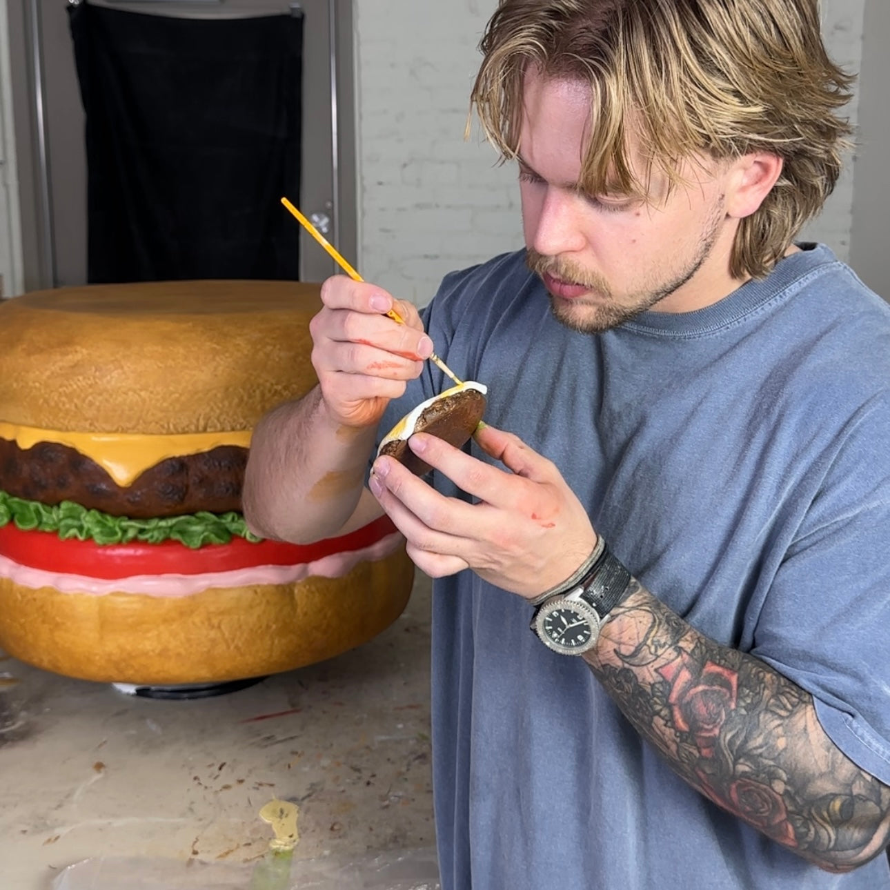 The Cheeseburger Coasters - Set of Four - Pre Order
