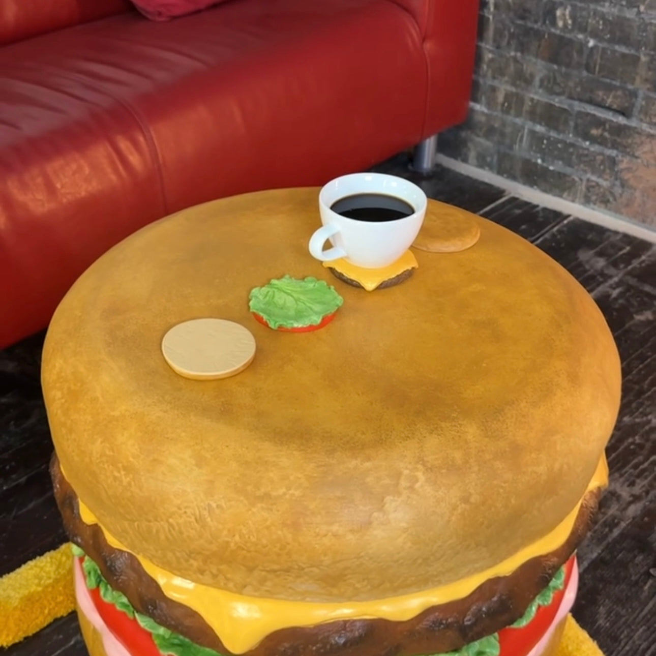 The Cheeseburger Coasters - Set of Four - Pre Order