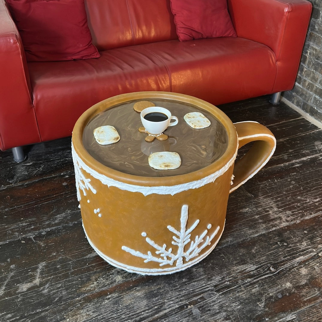 The Gingerbread Coffee Table - One Available