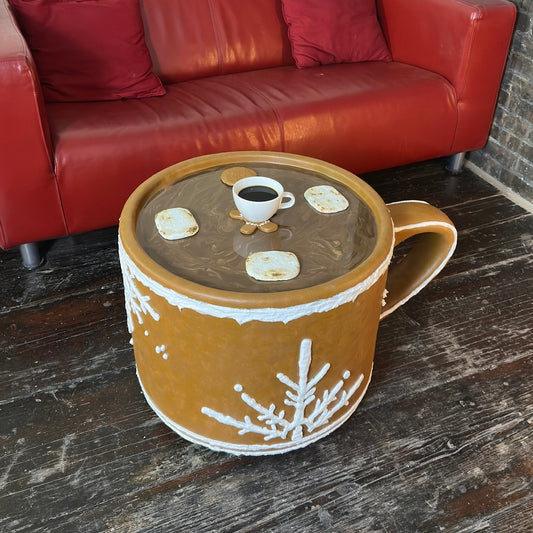 The Gingerbread Coffee Table - One Available