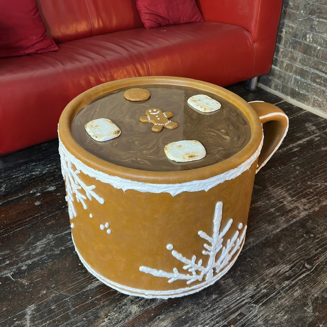 The Gingerbread Coffee Table - One Available