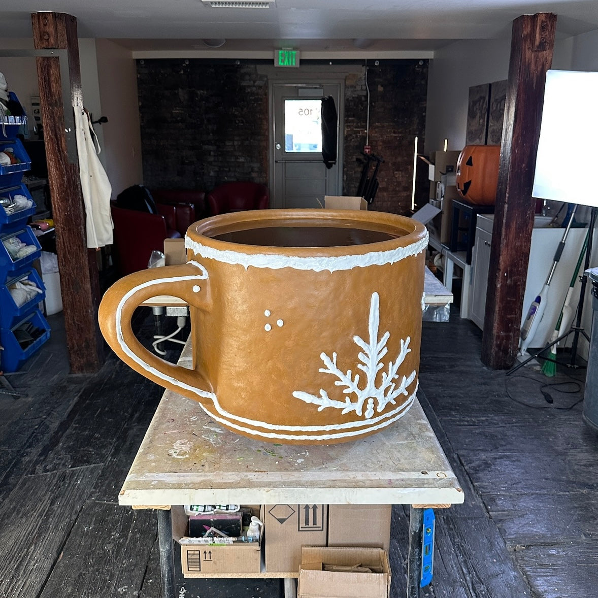 The Gingerbread Coffee Table - One Available