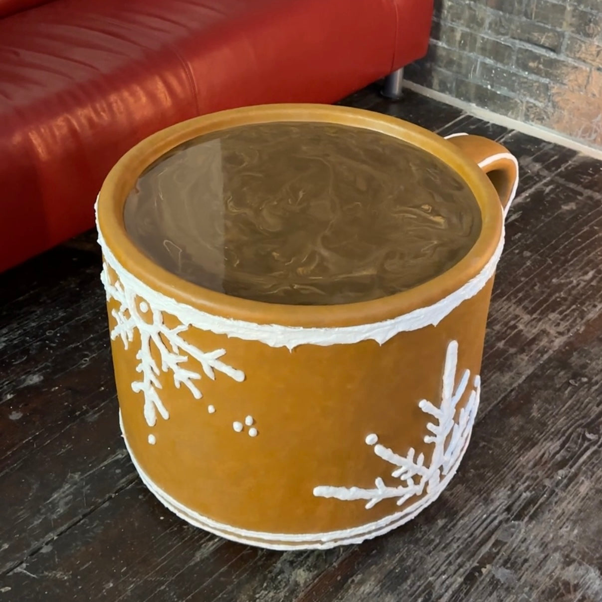 The Gingerbread Coffee Table - One Available